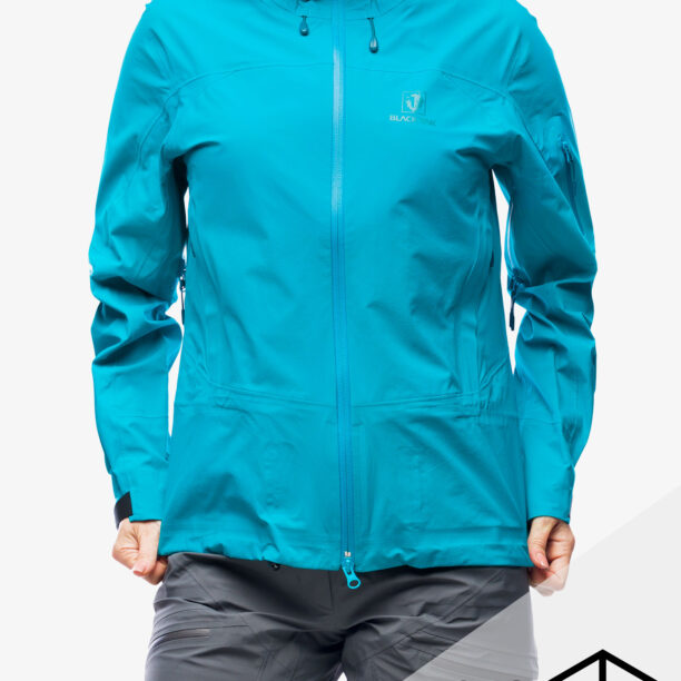 Geaca softshell femei BlackYak Hariana Jacket - capri breeze