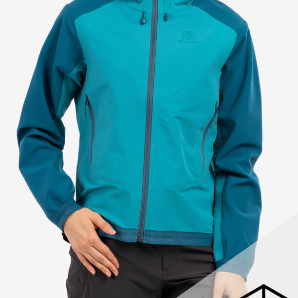 Geaca softshell femei BlackYak Modicana Jacket - blue coral