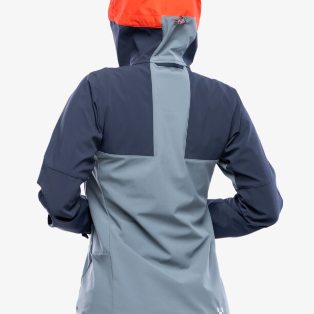 Original Geaca softshell femei Haglofs Roc Sight Softshell Jacket - steel blue/tarn blue