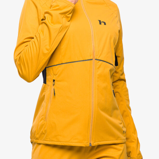 Original Geaca softshell femei Hannah Alison - golden yellow/anthracite