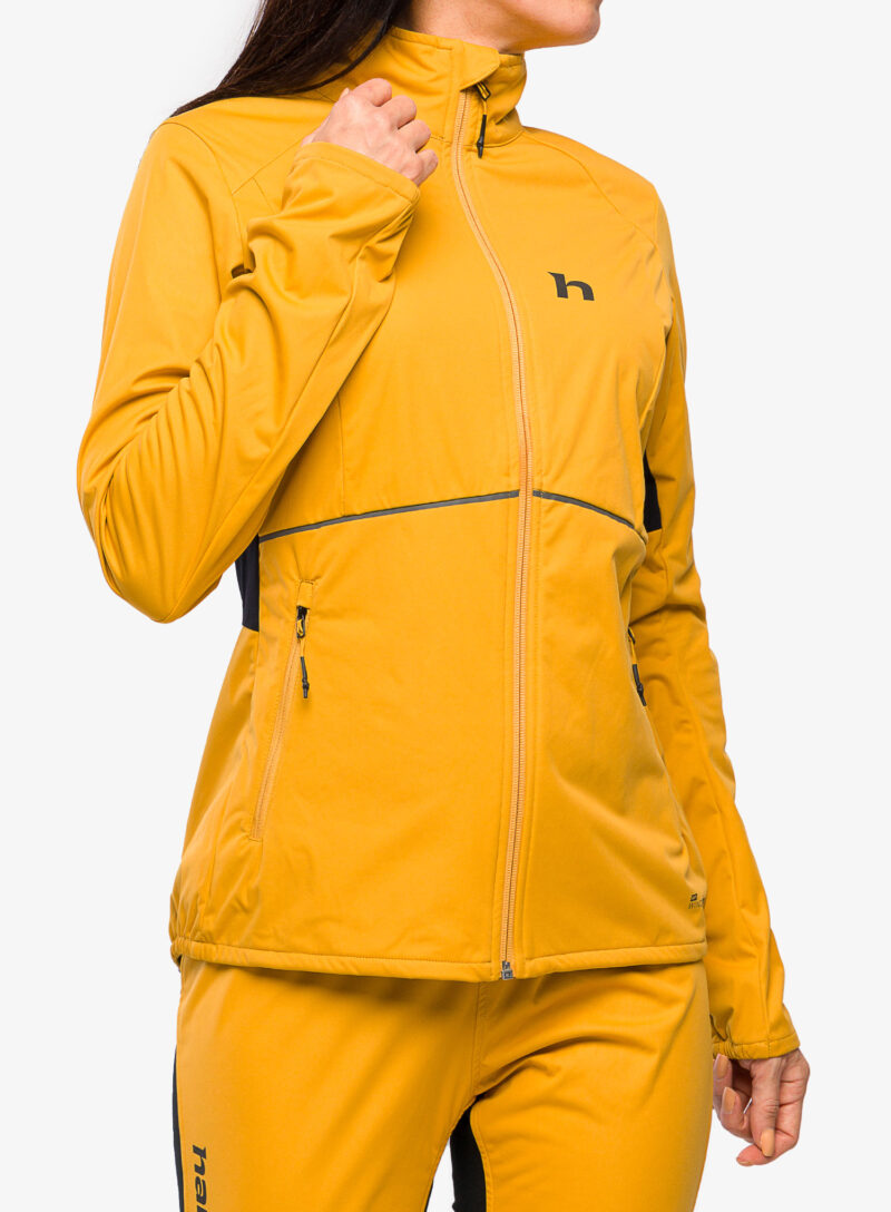 Original Geaca softshell femei Hannah Alison - golden yellow/anthracite