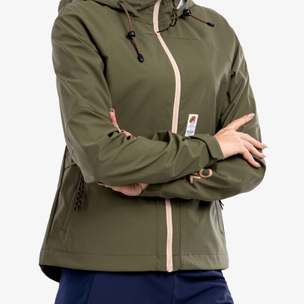 Original Geaca softshell femei Maloja Kranzmoos - moss