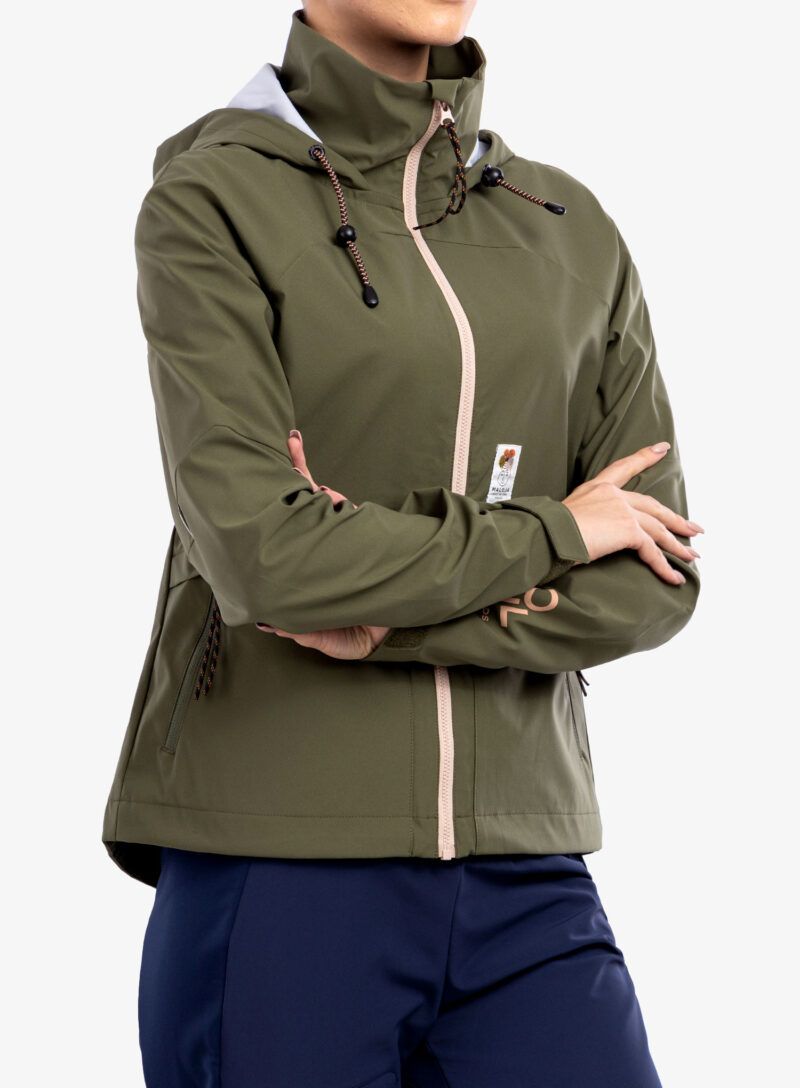 Original Geaca softshell femei Maloja Kranzmoos - moss