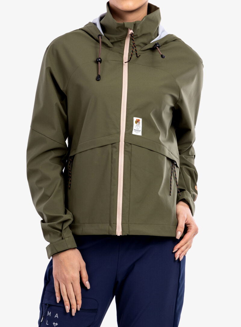 Geaca softshell femei Maloja Kranzmoos - moss