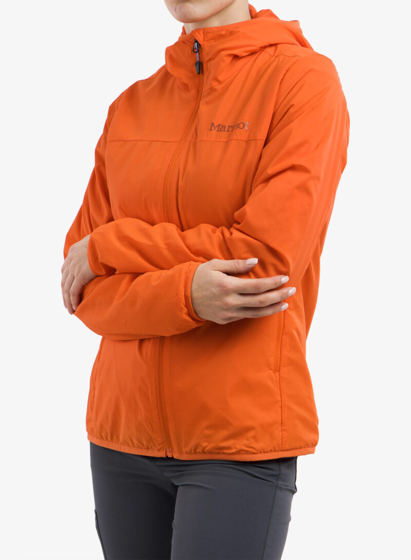 Original Geaca softshell femei Marmot Alt HB Hoody - red sun