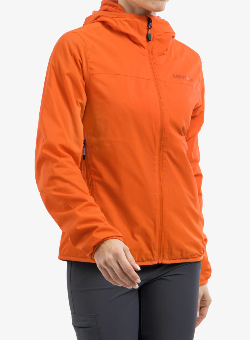 Geaca softshell femei Marmot Alt HB Hoody - red sun