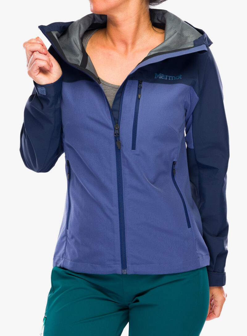 Cumpăra Geaca softshell femei Marmot ROM Hoody - arctic navy/storm