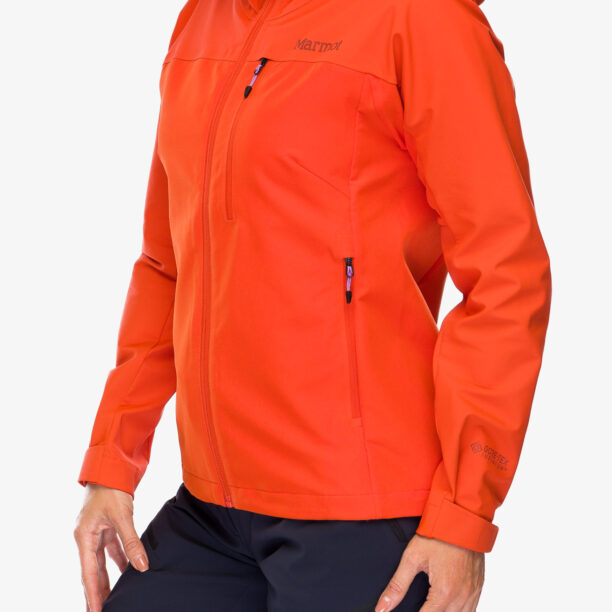 Cumpăra Geaca softshell femei Marmot ROM Hoody - red sun