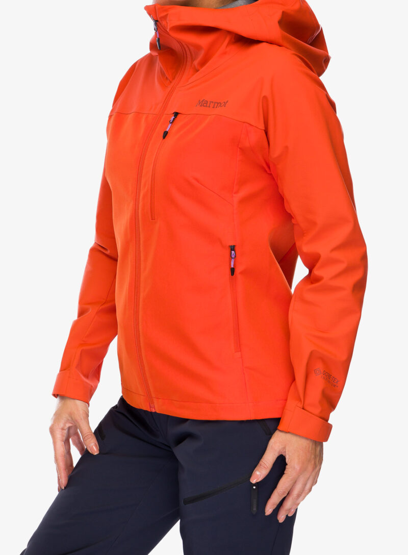 Cumpăra Geaca softshell femei Marmot ROM Hoody - red sun