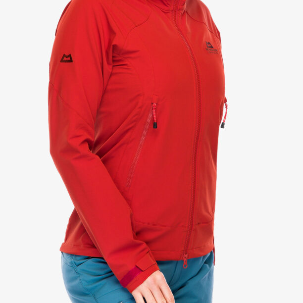 Cumpăra Geaca softshell femei Mountain Equipment Frontier Hooded Jacket - atlas red