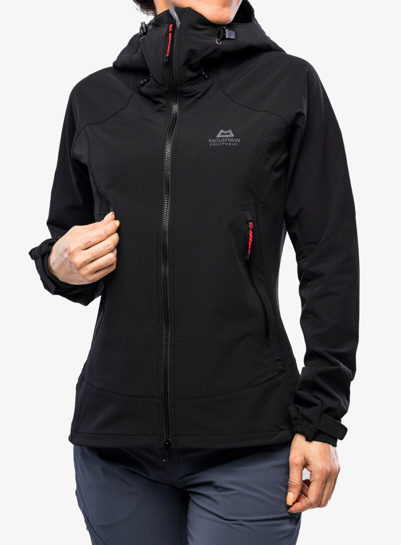 Geaca softshell femei Mountain Equipment Frontier Hooded Jacket - black