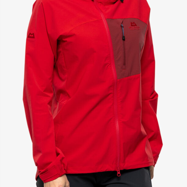 Geaca softshell femei Mountain Equipment Squall Hooded Jacket - capsicum/tibetan red