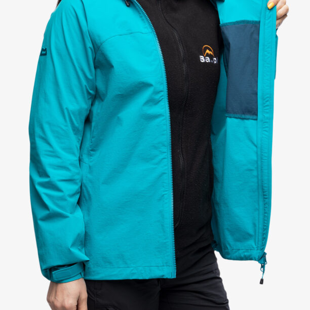 Original Geaca softshell femei Mountain Equipment Squall Hooded Jacket - topaz/majolica blue