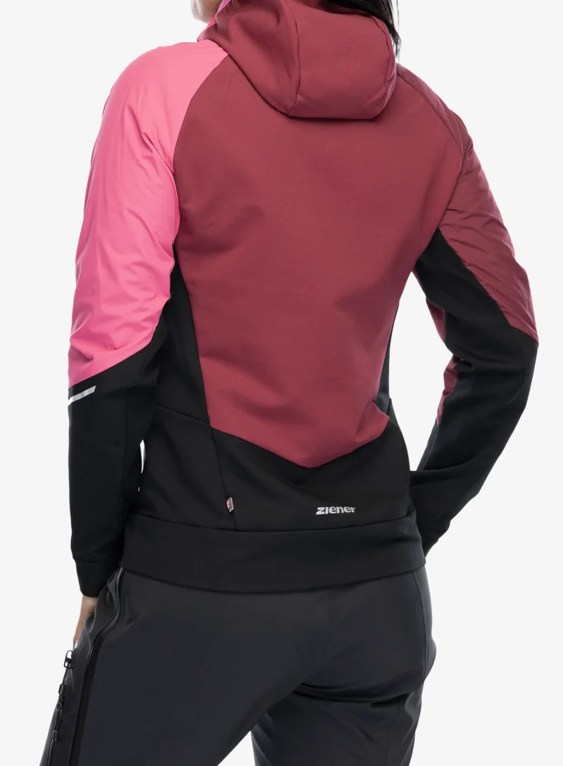 Geaca softshell femei Ziener Nakima - black/berry preţ