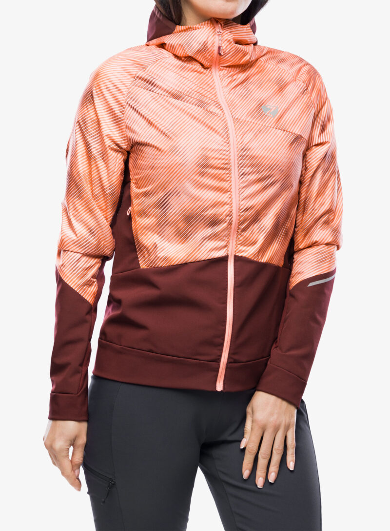 Geaca softshell femei Ziener Nakima - pink stripe print