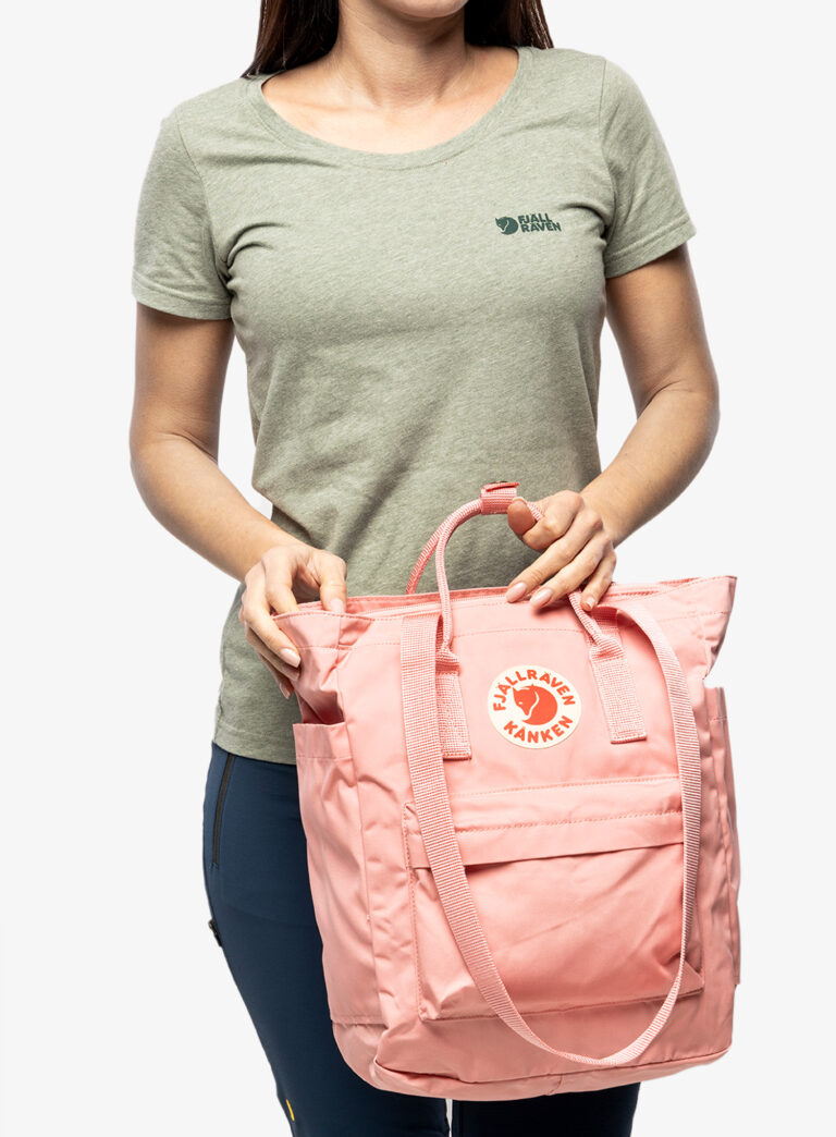 Geantă Fjallraven Kanken Totepack - pink - imagine 6