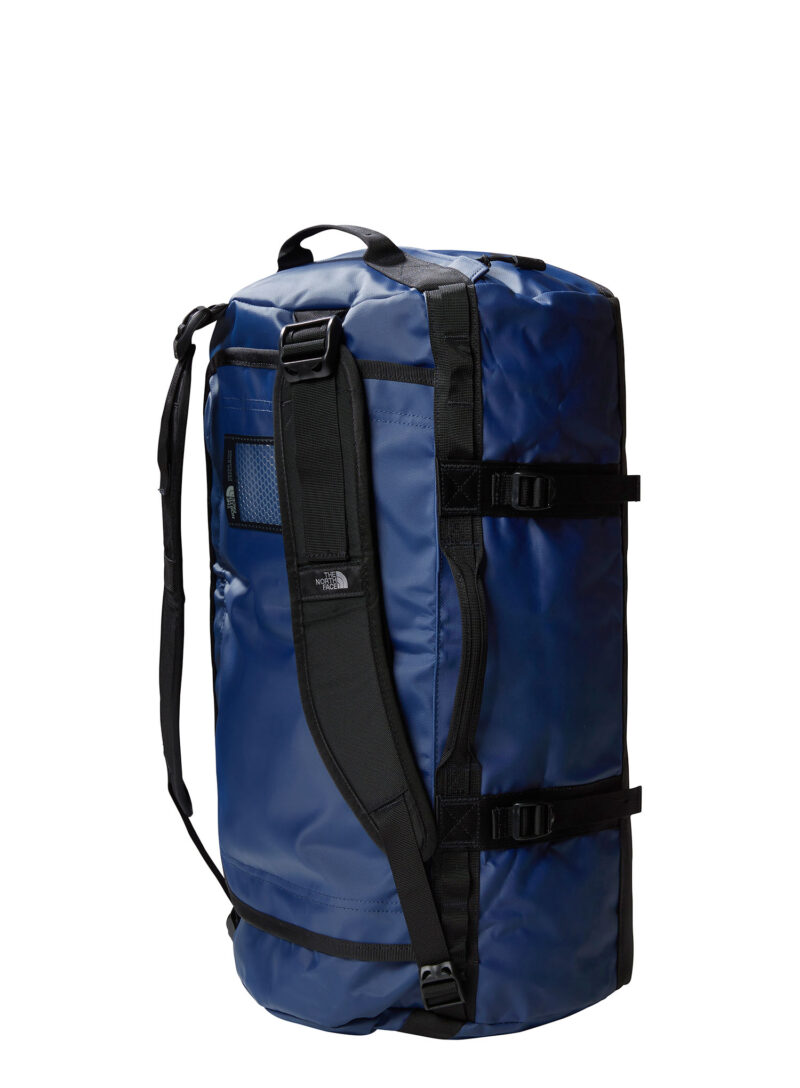 Geantă The North Face Base Camp Duffel S - summit navy/tnf black preţ