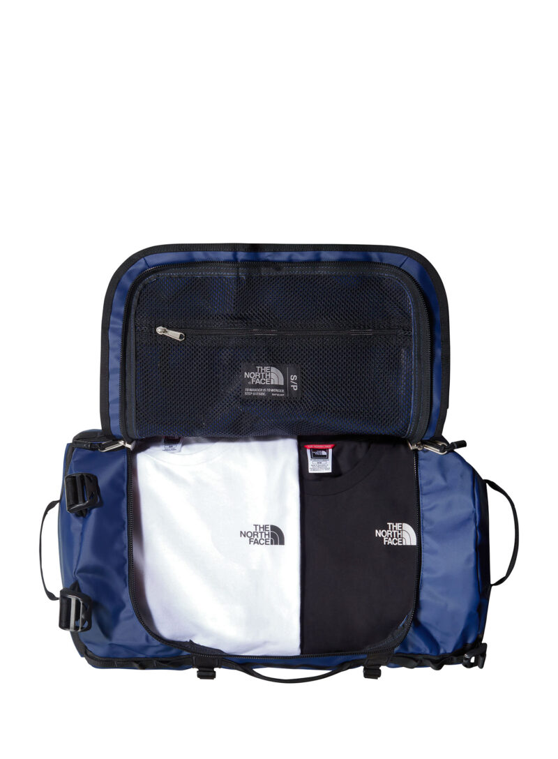 Original Geantă The North Face Base Camp Duffel S - summit navy/tnf black