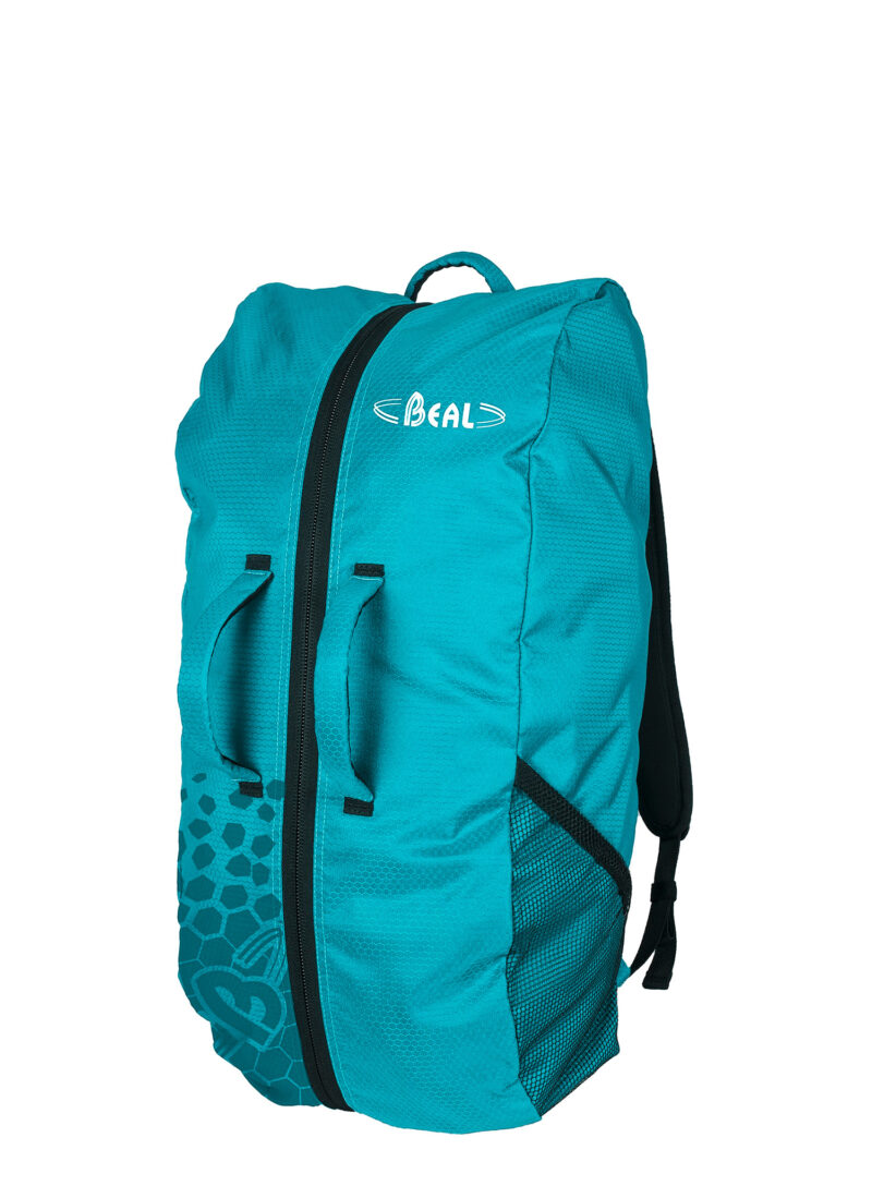 Geantă de frânghie cu prelată Beal Combi 45L - turquoise