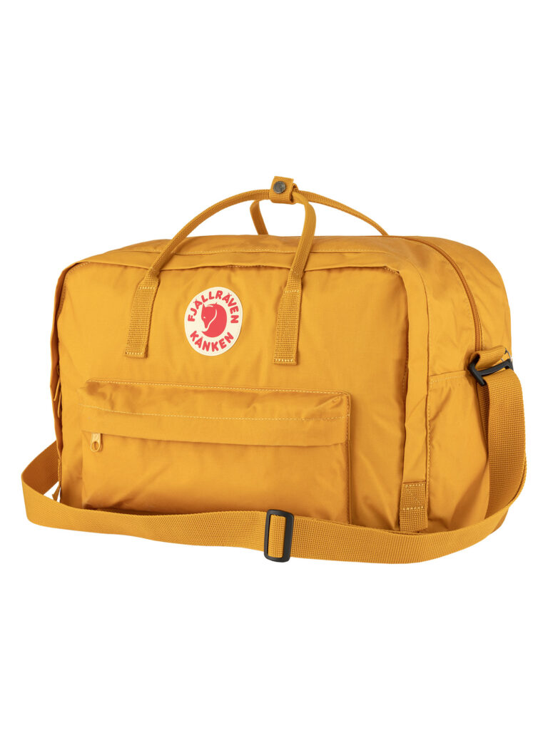 Original Geantă de oras Fjallraven Kanken Weekender - ochre