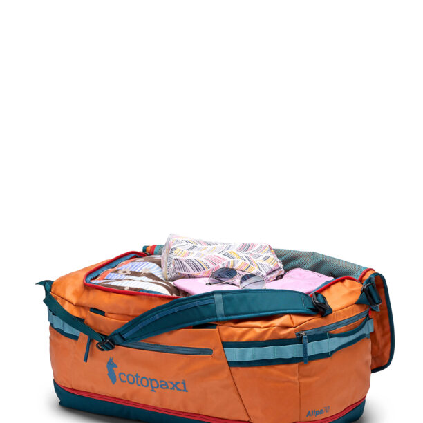 Original Geanta voiaj Cotopaxi Allpa 70L Duffel Bag - tamarindo/abyss