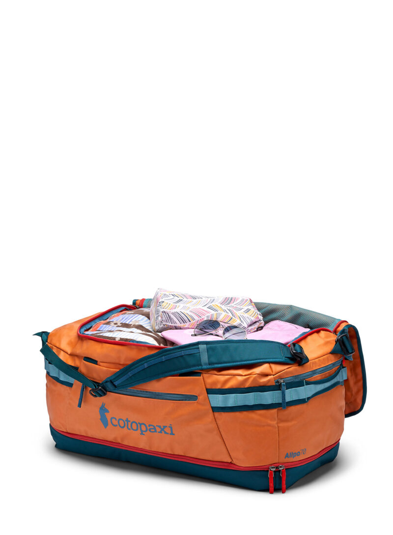 Original Geanta voiaj Cotopaxi Allpa 70L Duffel Bag - tamarindo/abyss