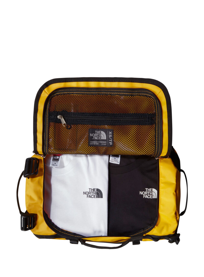 Original Geanta voiaj The North Face Base Camp Duffel XS - summit gold/tnf black