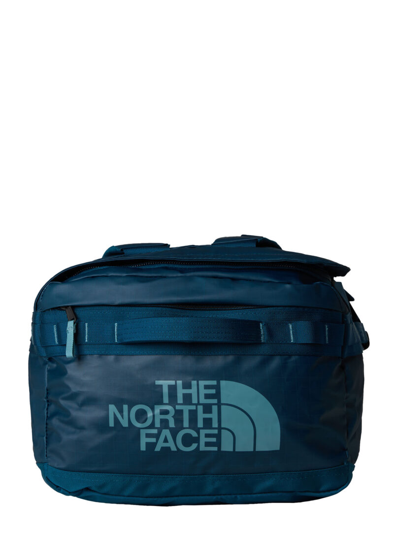 Original Geanta voiaj The North Face Base Camp Voyager Duffel 62L - midnight petrol/algae blue