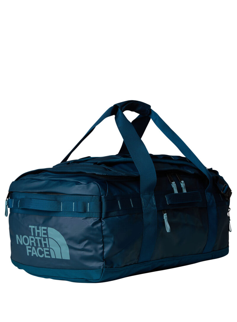 Geanta voiaj The North Face Base Camp Voyager Duffel 62L - midnight petrol/algae blue