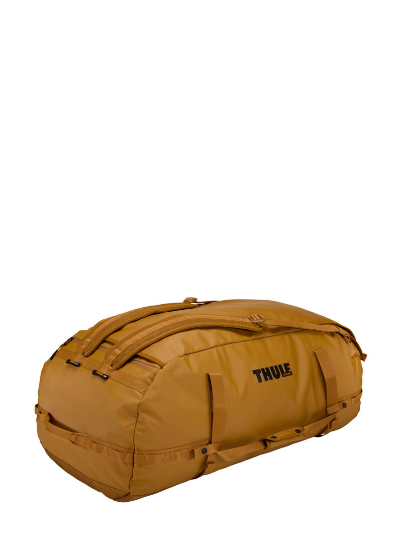 Geanta voiaj Thule Chasm 130 L - golden preţ