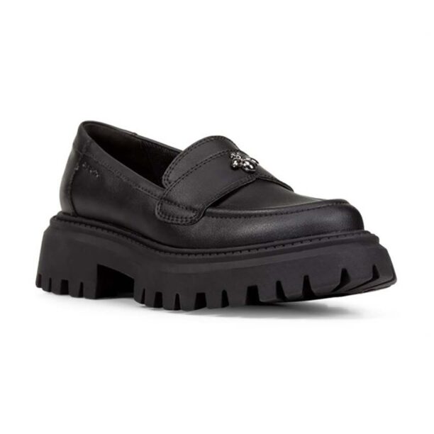 Geox mocasini copii MAQUINNENS culoarea negru