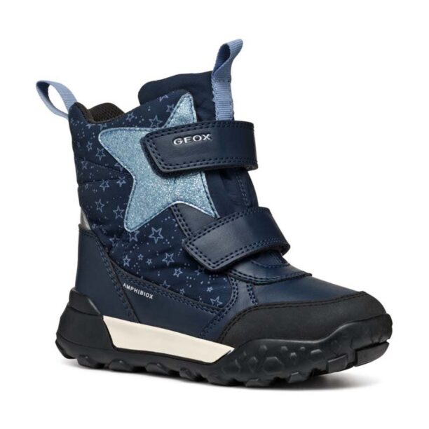 Geox pantofi copii TREKKYUP AB culoarea albastru marin