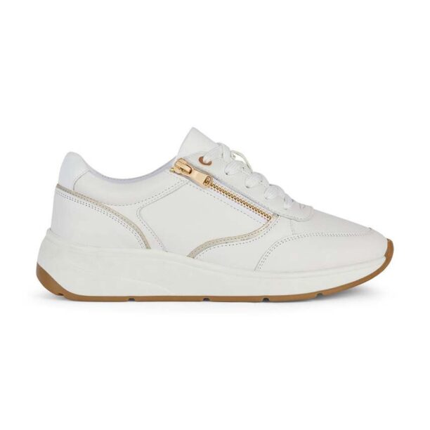 Geox sneakers din piele D CRISTAEL culoarea alb