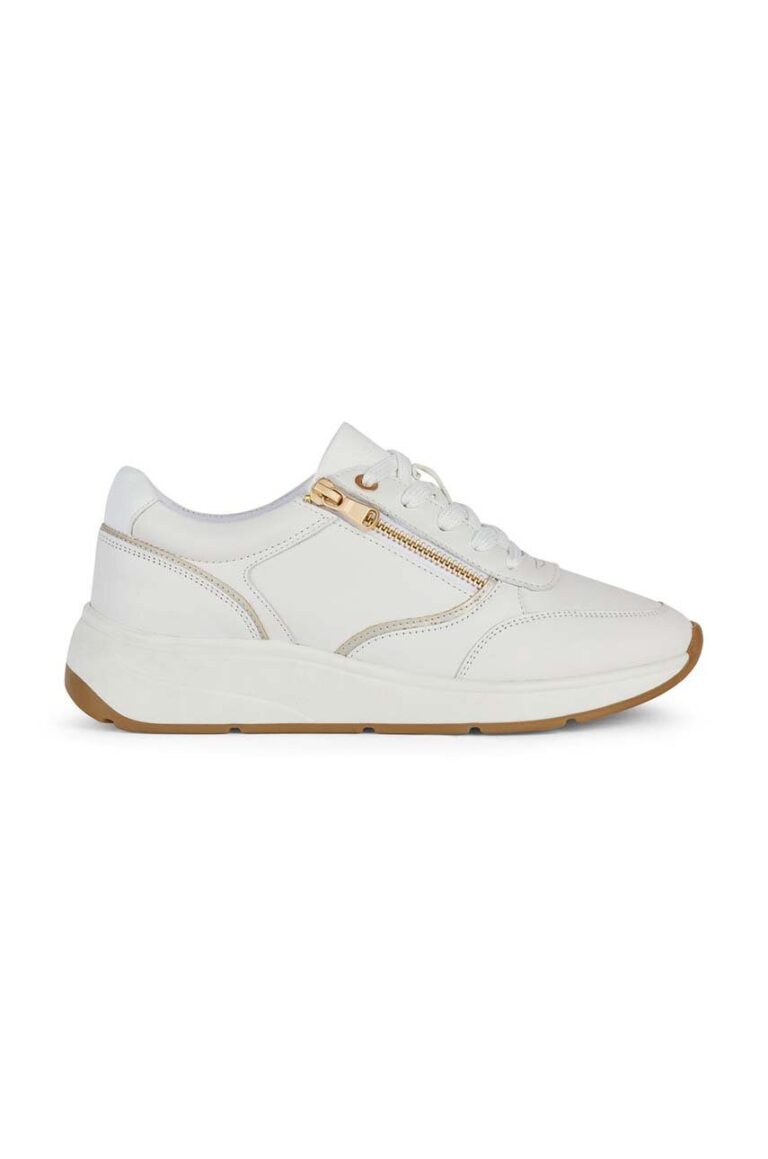 Geox sneakers din piele D CRISTAEL culoarea alb