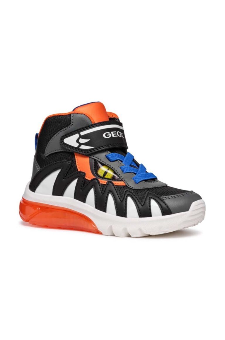 Geox sneakers pentru copii CIBERDRON culoarea negru