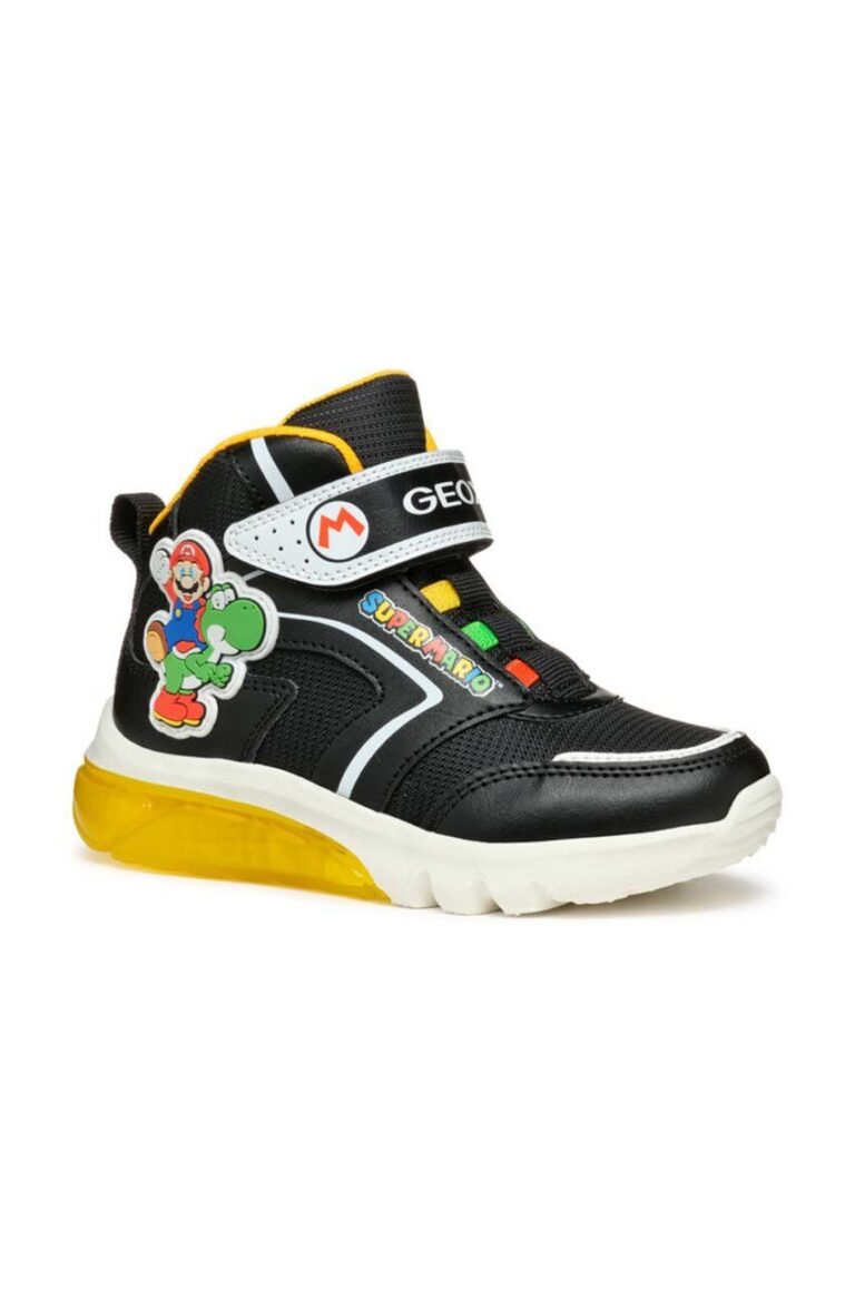 Geox sneakers pentru copii CIBERDRON culoarea negru