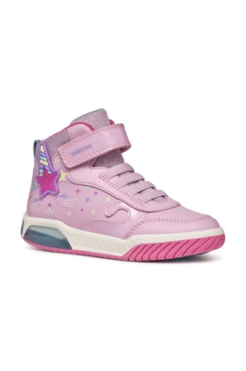 Geox sneakers pentru copii INEK culoarea roz