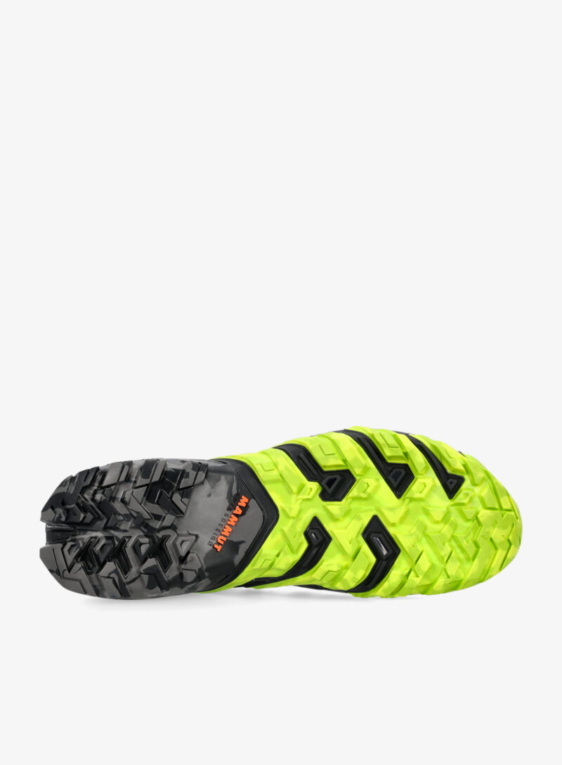 Ghete barbati Mammut Aegility Pro Mid - black/highlime preţ