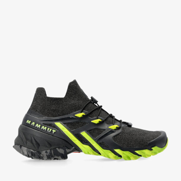 Ghete barbati Mammut Aegility Pro Mid - black/highlime