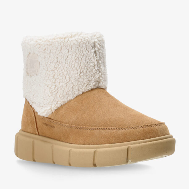 Cumpăra Ghete iarna femei Sorel Explorer III Slip-On Cozy WP - tawny buff/sea salt