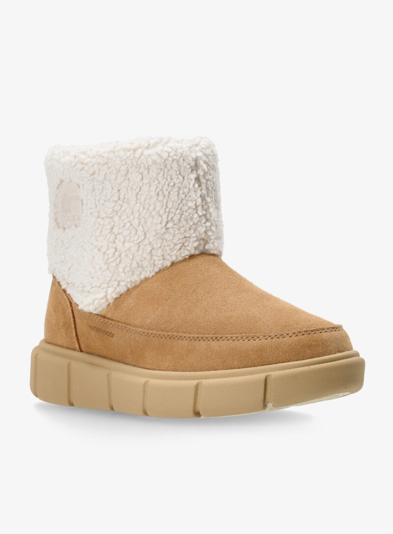 Cumpăra Ghete iarna femei Sorel Explorer III Slip-On Cozy WP - tawny buff/sea salt