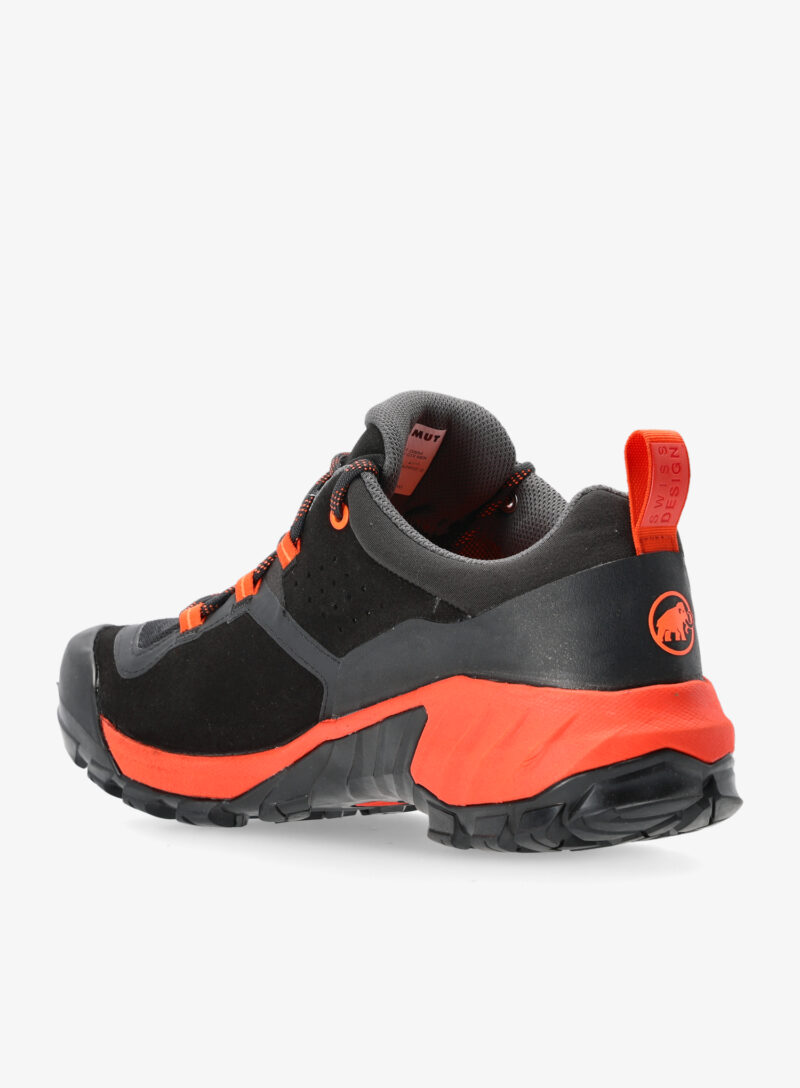 Preţ Ghete trekking Mammut Sapuen Low GTX - black/hot red