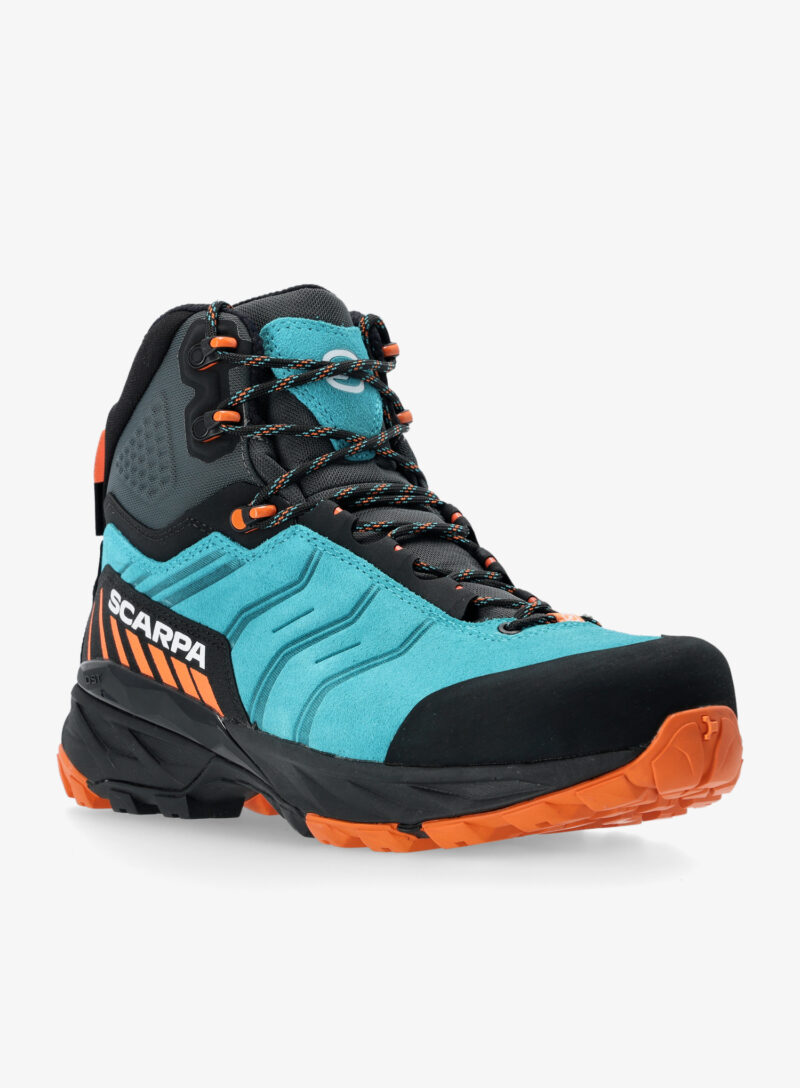 Preţ Ghete trekking Scarpa Rush TRK GTX - pagoda blue/mango