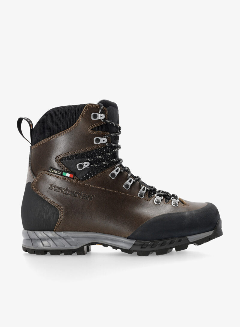 Ghete trekking Zamberlan Cresta GTX RR - waxed dk brown