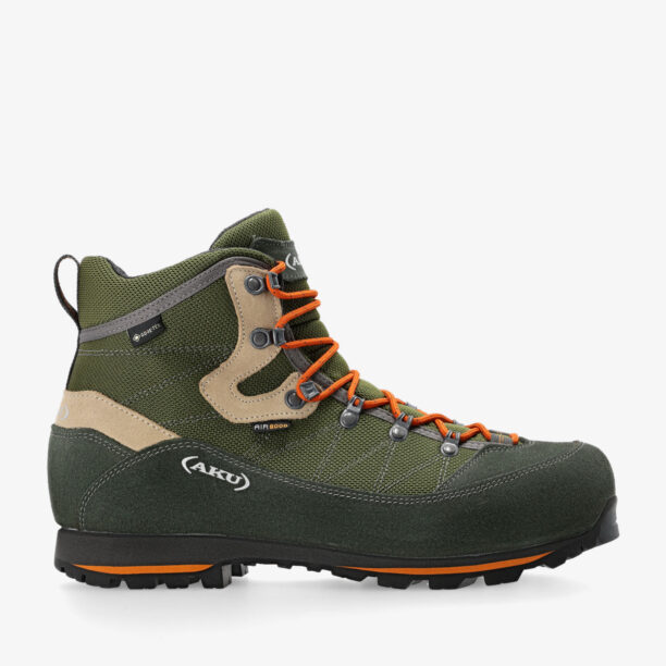 Ghete trekking barbati AKU Trekker Lite III Wide GTX - green/orange