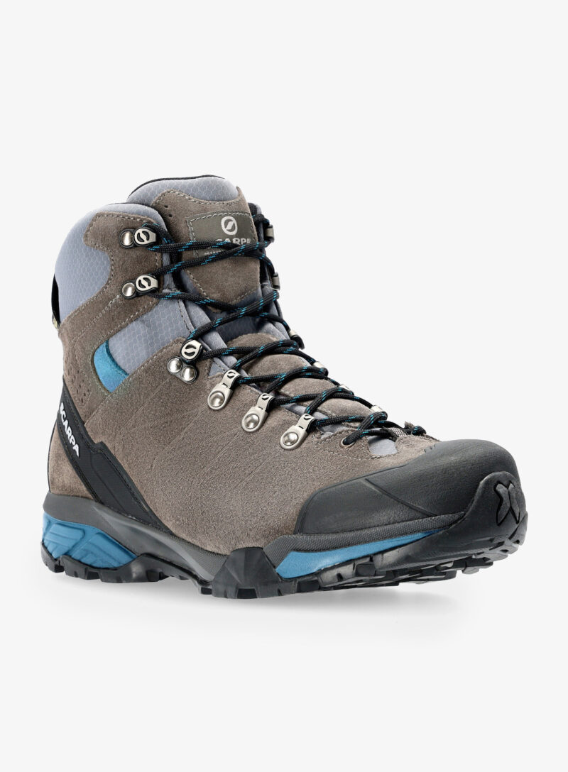 Cumpăra Ghete trekking barbati Scarpa ZG Trek GTX - titanium/lake blue