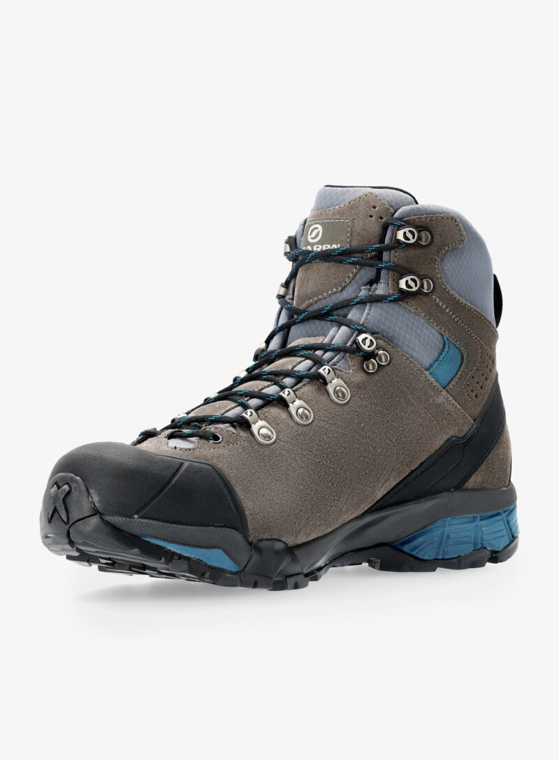 Preţ Ghete trekking barbati Scarpa ZG Trek GTX - titanium/lake blue