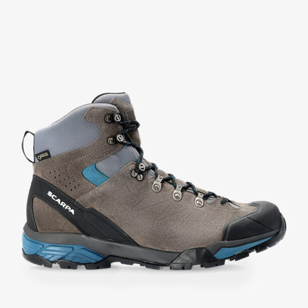 Ghete trekking barbati Scarpa ZG Trek GTX - titanium/lake blue