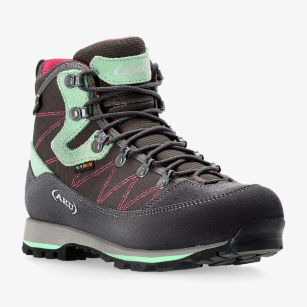 Cumpăra Ghete trekking femei AKU Trekker Lite III GTX - grey/aquamarine