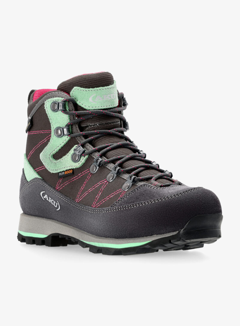 Cumpăra Ghete trekking femei AKU Trekker Lite III GTX - grey/aquamarine